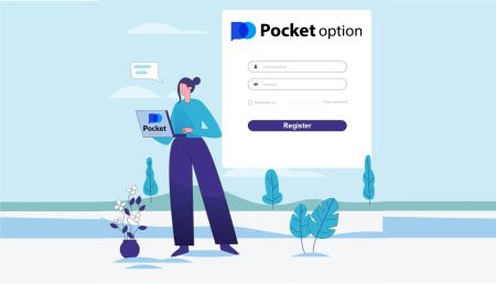 Fiók létrehozása és regisztráció a Pocket Option segítségével