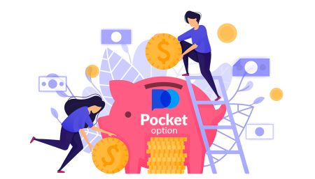 Kako podići i uplatiti novac na Pocket Option