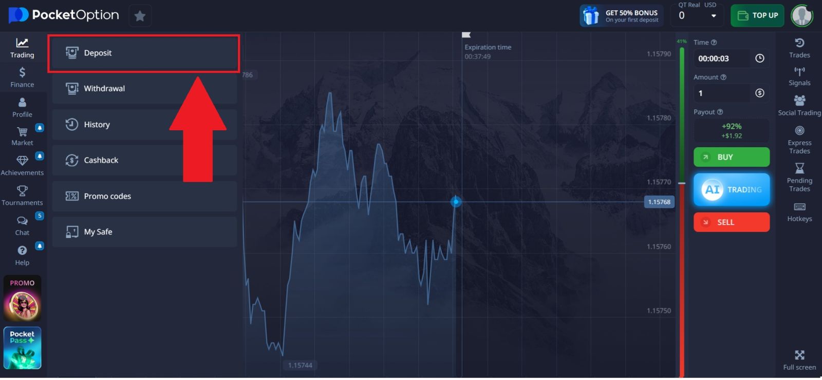 Унясіце грошы ў Pocket Option у 2026 годзе: зручнае кіраўніцтва па фінансаванні для пачаткоўцаў