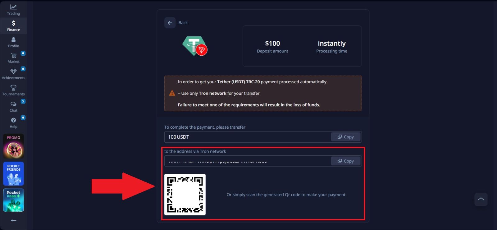 Pinigų įnešimas į Pocket Option 2026 m.: mokėjimo būdai, mokesčiai ir apdorojimo laikas