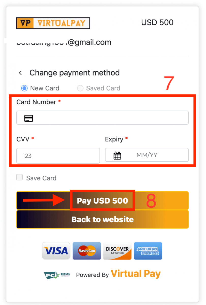 Як унесці грошы ў Pocket Option з дапамогай банкаўскіх карт (Visa / Mastercard / JCB) Як унесці грошы ў Pocket Option з дапамогай банкаўскіх карт (Visa / Mastercard / JCB)