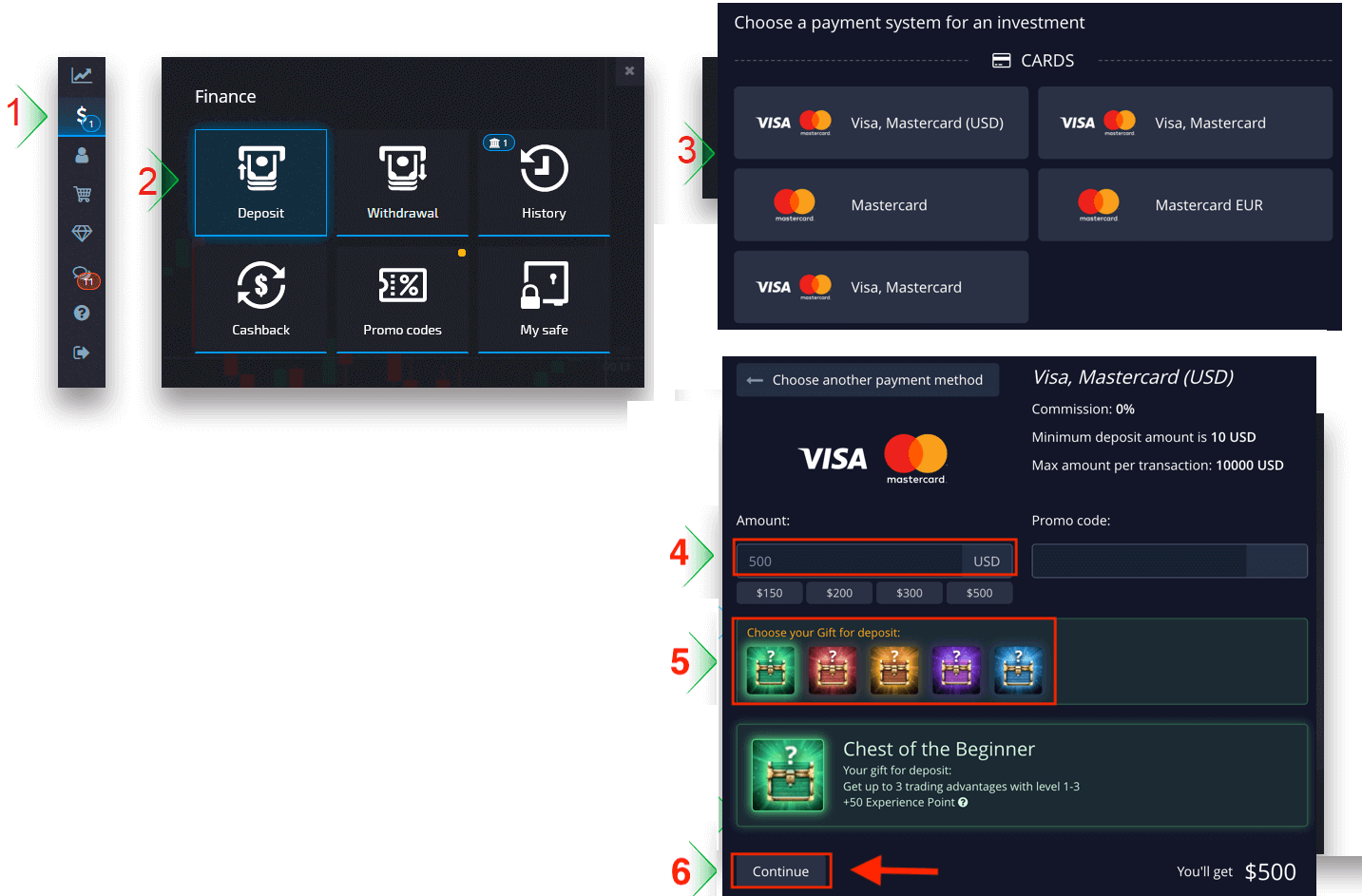 How to Deposit Money on Pocket Option How to Deposit Money on Pocket Option