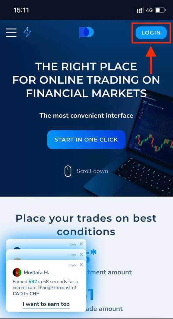 Cách đăng nhập và xác minh tài khoản trên Pocket Option Cách đăng nhập và xác minh tài khoản trên Pocket Option