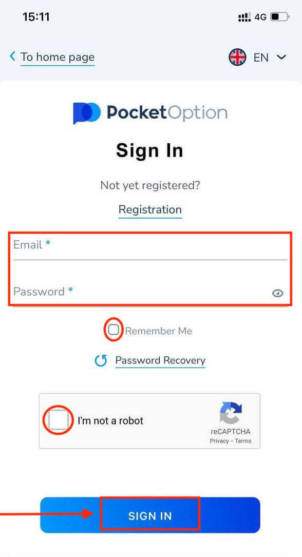 Cách đăng nhập và xác minh tài khoản trên Pocket Option Cách đăng nhập và xác minh tài khoản trên Pocket Option