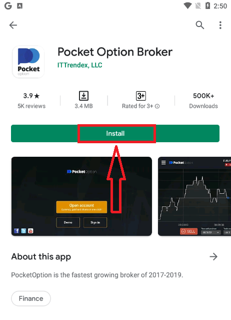 របៀបបើកគណនី និងដកប្រាក់តាម Pocket Option