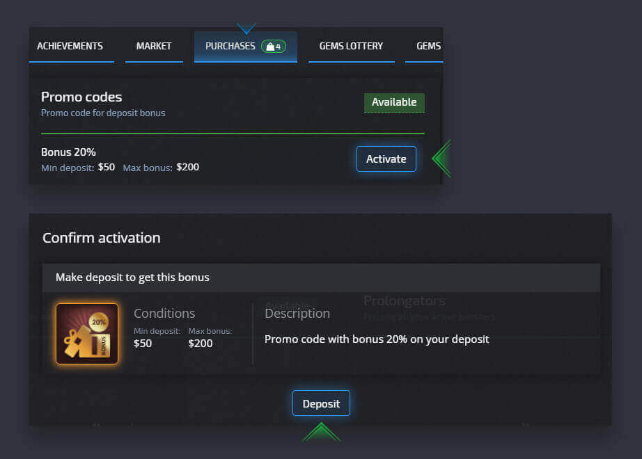 Як набыць прома-код і актываваць яго ў Pocket Option Як набыць прома-код і актываваць яго ў Pocket Option