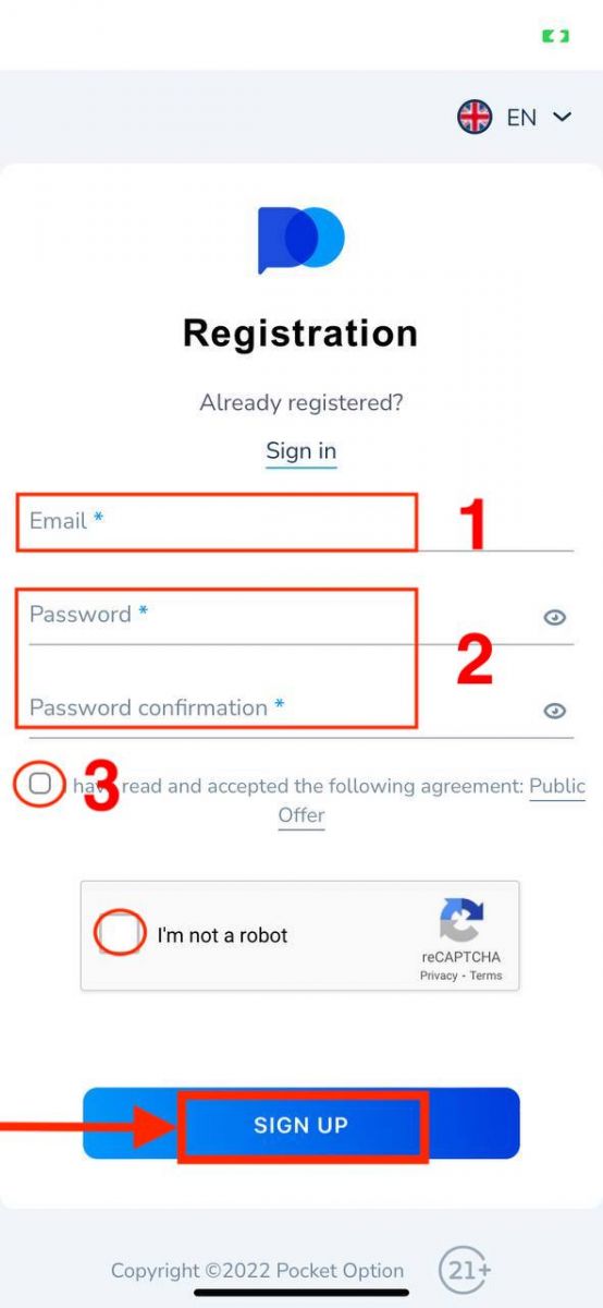 Kako se registrovati i verificirati račun na Pocket Option Kako se registrovati i verificirati račun na Pocket Option