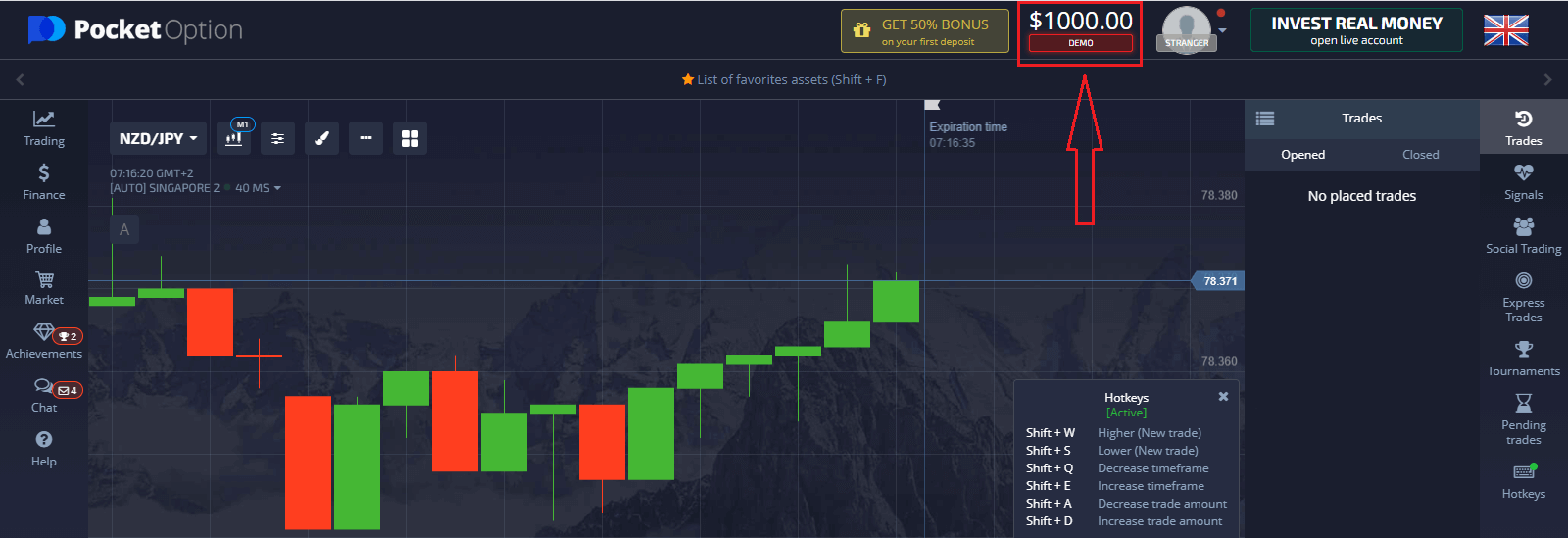 Cara Mendaftar dan Mengeluarkan Wang di Pocket Option Cara Mendaftar dan Mengeluarkan Wang di Pocket Option