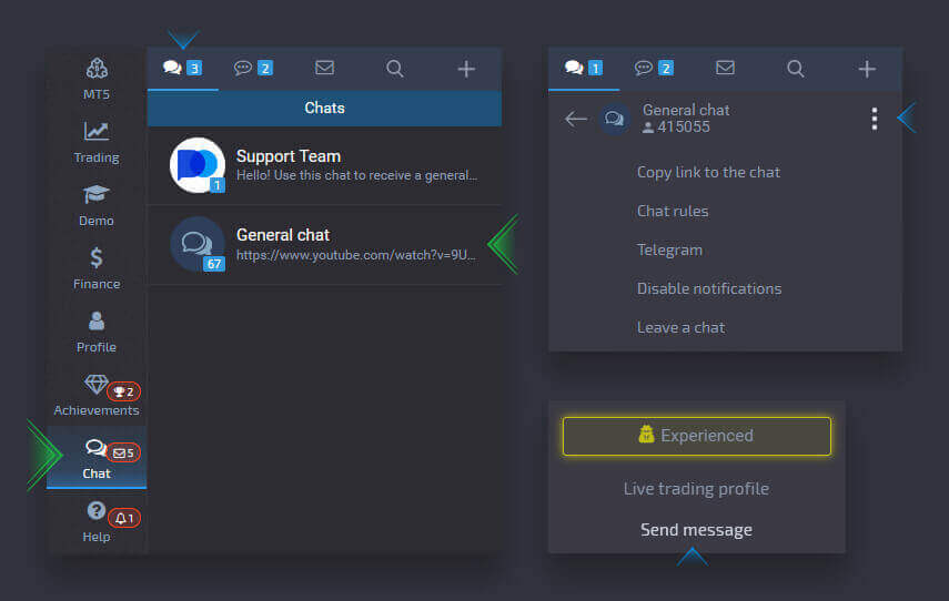 How to Use Chat in Pocket Option How to Use Chat in Pocket Option