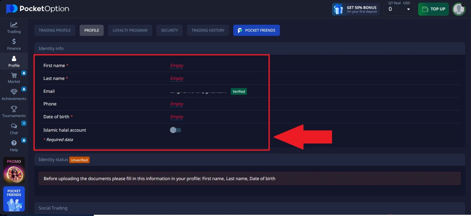 Ghid de verificare Pocket Option 2026: Cum să vă confirmați identitatea și să deblocați retragerile