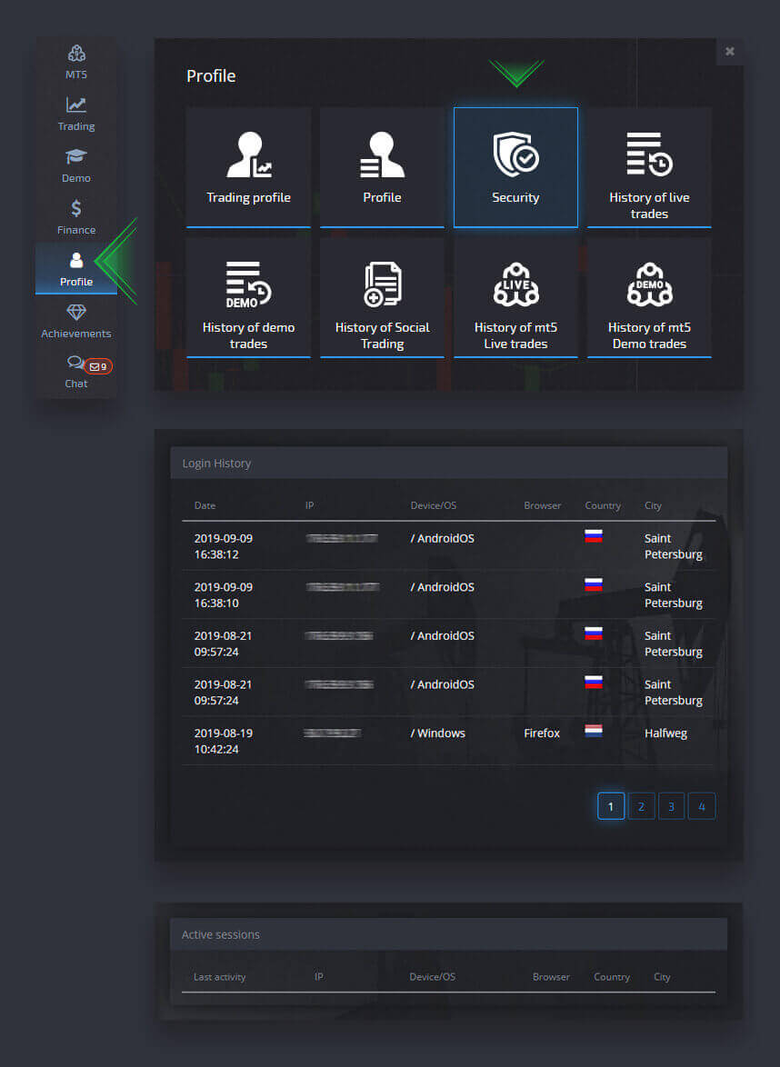 Pocket Option'de Güvenlik: Bir Parolayı Değiştirme/Kurtarma ve İki Faktörlü Kimlik Doğrulamayı Etkinleştirme Pocket Option'de Güvenlik: Bir Parolayı Değiştirme/Kurtarma ve İki Faktörlü Kimlik Doğrulamayı Etkinleştirme