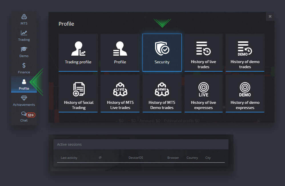 Pocket Option'de Güvenlik: Bir Parolayı Değiştirme/Kurtarma ve İki Faktörlü Kimlik Doğrulamayı Etkinleştirme Pocket Option'de Güvenlik: Bir Parolayı Değiştirme/Kurtarma ve İki Faktörlü Kimlik Doğrulamayı Etkinleştirme